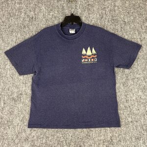 Charleston South Carolina Shirt Womens Extra Large Blue Vintage‎ 90s Souvenir